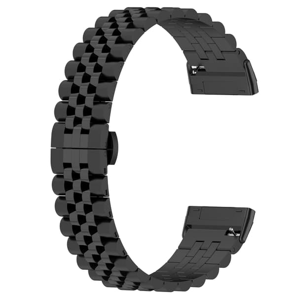 Urrem i rustfrit stål Black Fitbit Versa 3 / 4 / 5