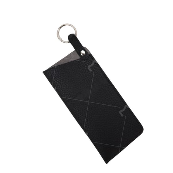 Stilfuld PU læder solbrille- og brilleetui Black