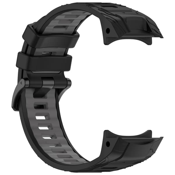 Garmin Instinct 3 Kaksivärinen silikoni kellon ranneke Grey Model 1