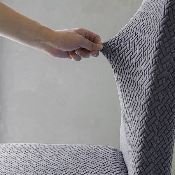 Sett med stretch-stoltrekk DarkGrey