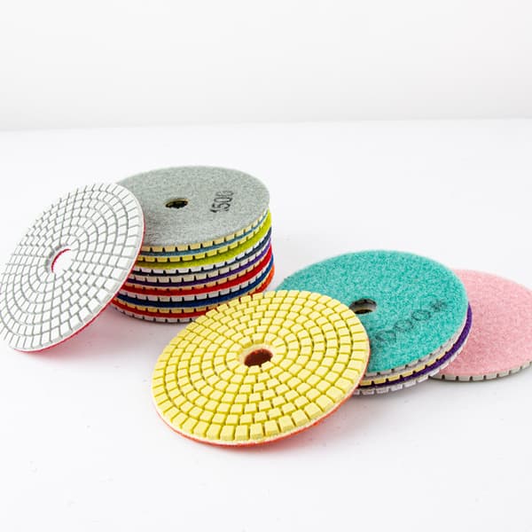 Sæt med 8 diamantslibeskiver, 10 cm