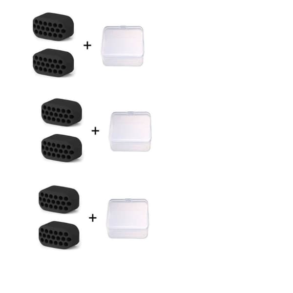 Set med 6 Jawline Exerciser Black