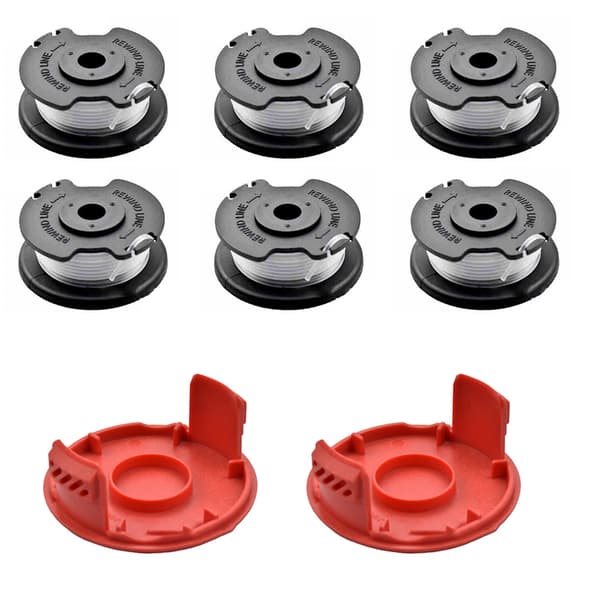 Reservespole med lokk til Einhell gresstrimmer 6-Pack