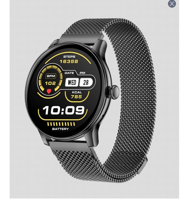 Multifunktionell Smartwatch med Bluetooth-samtal, Hälsoövervakning och Anpassningsbara Urtavlor Black