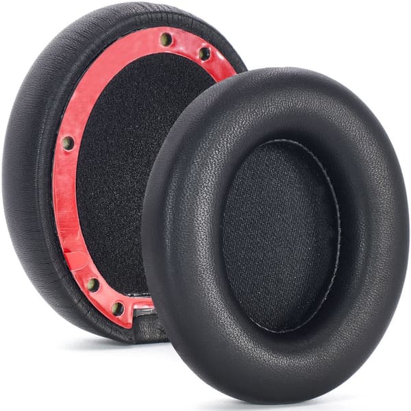 Saueskinns Øreputer Kompatibel med Beats Studio Pro - Premium Erstatningsputer - 2 Pakker Black