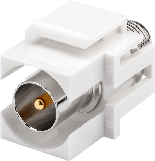 Keystone-modul, SAT/antenne, glatt innfelt montering