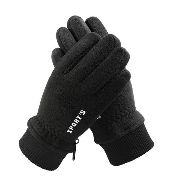 Varme vinterhandsker med touch Black M