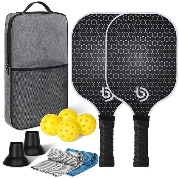 Pickleballset - Glasfiberracketar, Bollar & Väska 14#model