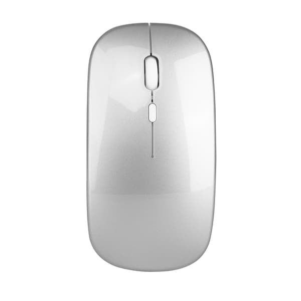 Trådlös Mus 2.4G - Tyst Optisk Datormus Silver