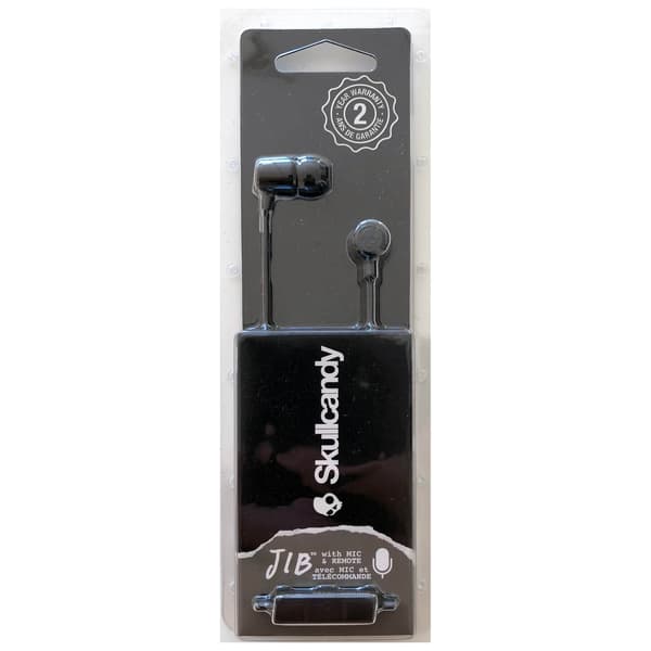 SKULLCANDY Hovedtelefoner In-Ear JIB Mikrofon Sort