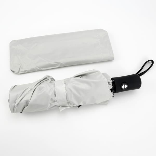 Automatisk Hopfällbart Paraply med UV-Skydd White