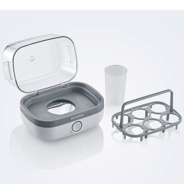 Eggkoker 6 egg Hvit LED og lyd Hvit EK3164