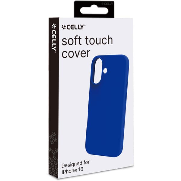 Cromo Soft gummideksel iPhone 16 Blå
