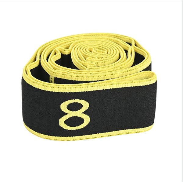 Segmentoitu venytysnauha - 8 silmukkaa Yellow
