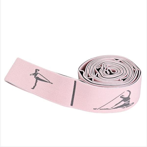 Segmentoitu joogavyö parantaa joustavuutta Pink