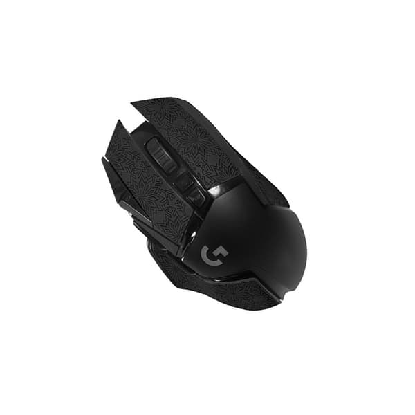Forbedrede Grip Mouse Stickers til Logitech G502 - Sort