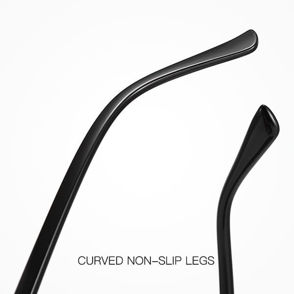 Stilfulde spejlsolbriller med guldstel Black