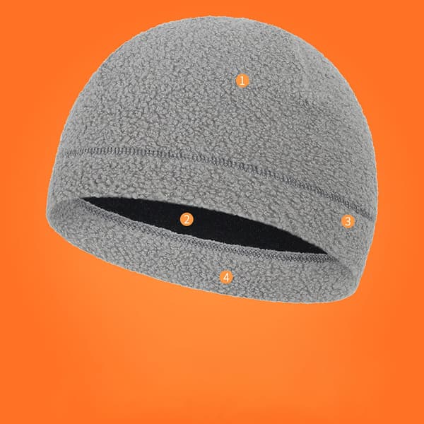 Fleece-pipohattu Grey