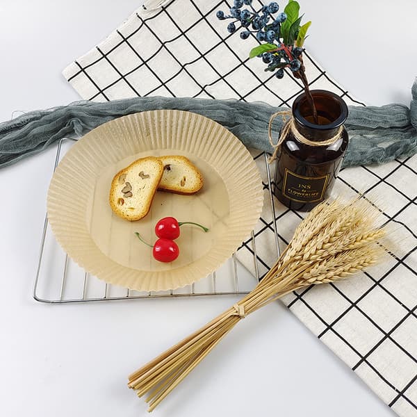 Engangspapir til airfryer, 100 stk. Brown 23 cm