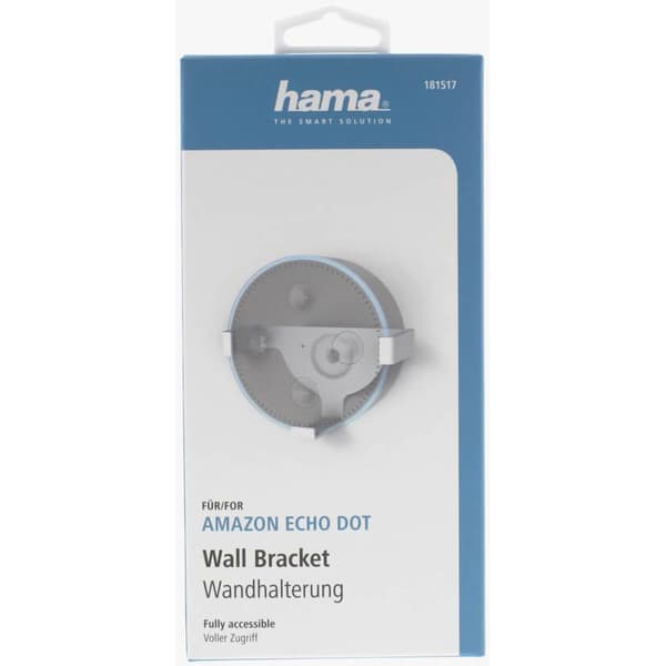 HAMA Vægbeslag til Amazon Echo Dot 2nd Generation Hvid