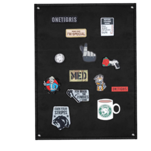 Tactical Patch Display Panel Hållare Board Wall Organizer M