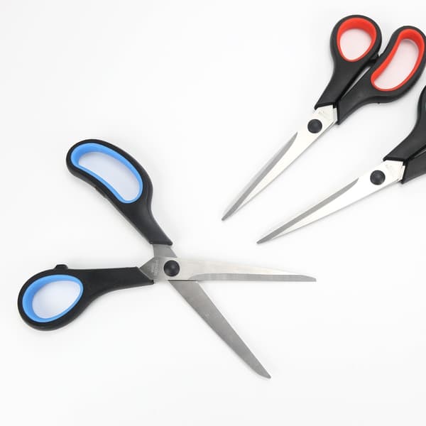 Multi-Function Saks 3-Pakning: Ultra-Skarpe 2,5 mm Blader med Myke Grep