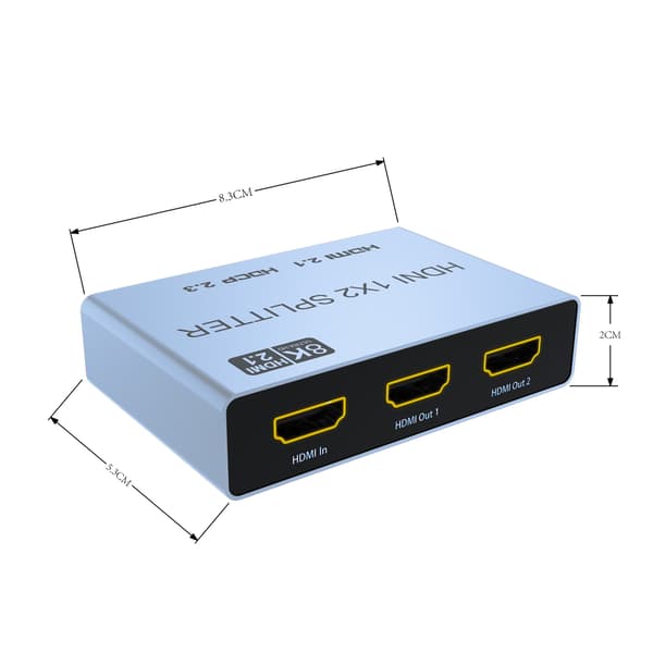 8K 1x2 HDMI Splitter - YZ-B082-V1