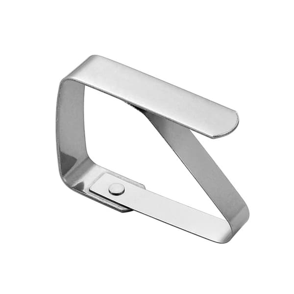 Alsidige stofklemmer, 12-pak Silver
