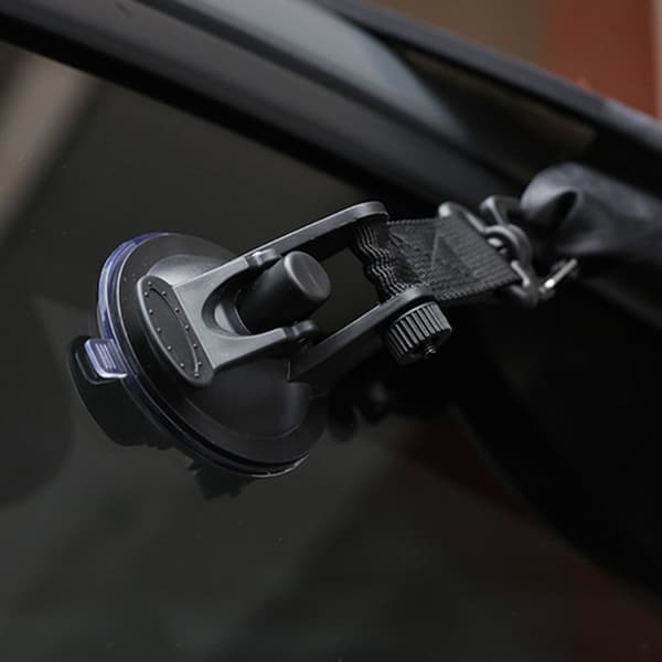 4 kpl koukut imukupeilla Black