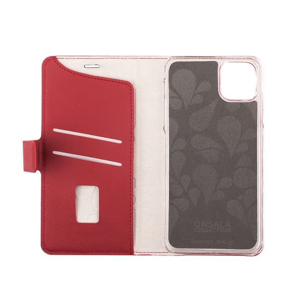 Mobilfodral Saffiano Red - iPhone 11 Pro Max