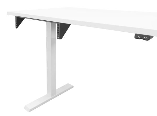 19" Vertical wall bracket, 3U, max 60kg, steel construction