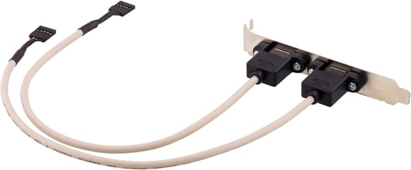 2x5-pin USB connector for motherboard USB support, 30cm