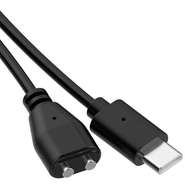 UgBow Pet Dog Training Collar Charging Cable Black