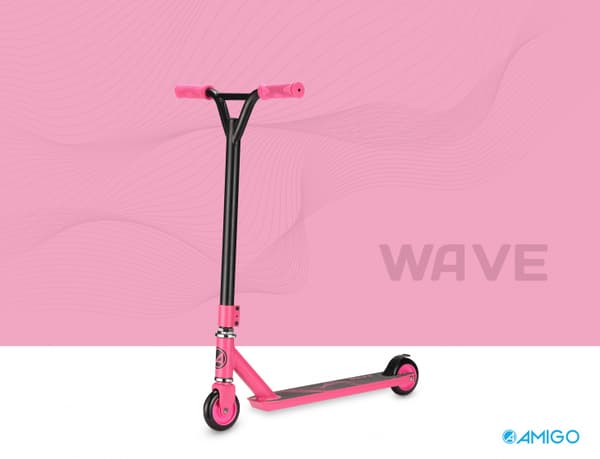Wave Junior Fotbromsar Rosa/Svart