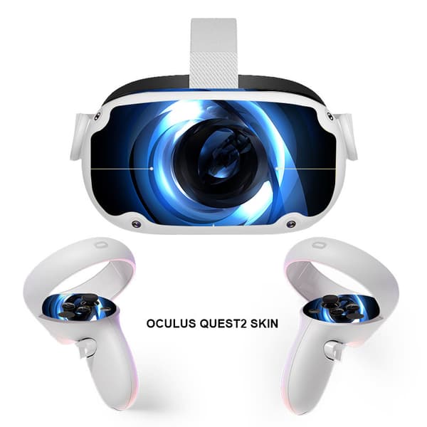 Fuldt dækkende håndkontrollerstickers til Oculus Quest 2 Multicolor3