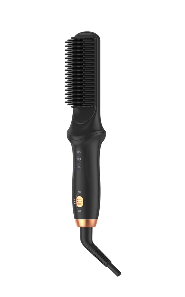 AE-510 multifunksjonell hårføner og strykejern Black
