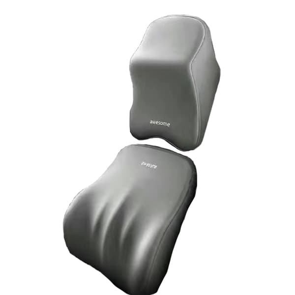 Bil nackkudde och svankstöd set Grey
