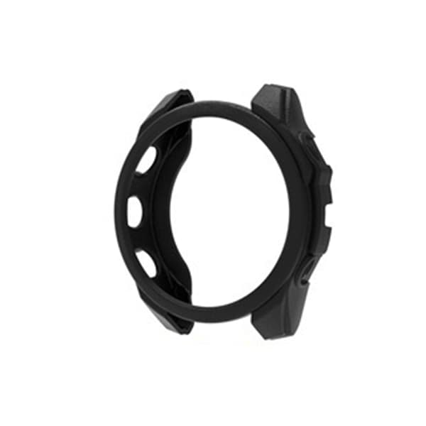 Garmin Forerunner 965 Urkasse - Sort Lædertekstur TPU Cover