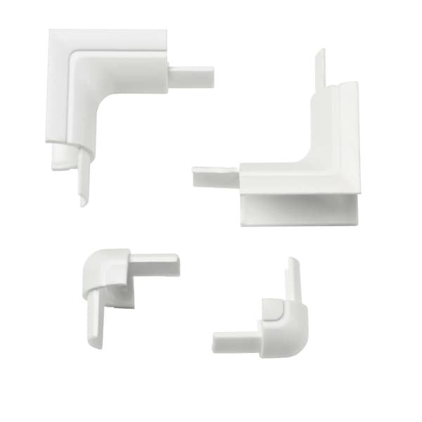 D-LINE Adapter Kit 16x8mm 4 Dele Hvid
