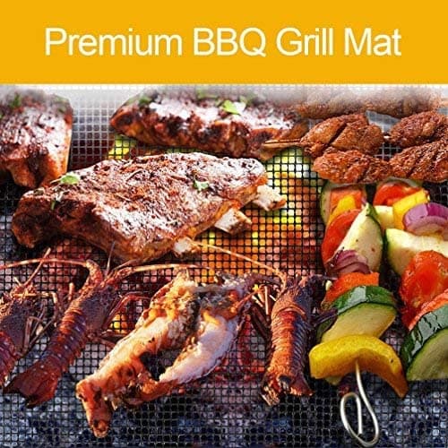 Grillnät/grillmatta Non-stick Svart 3-pack