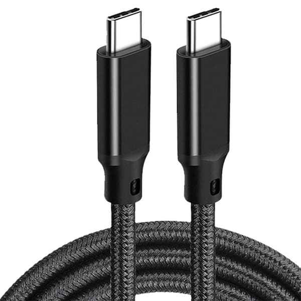3M USB-C til USB-C hurtigopladningskabel - Sort Black 2 m