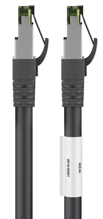 Patchkabel CAT 8.1, S/FTP (PiMF), svart
