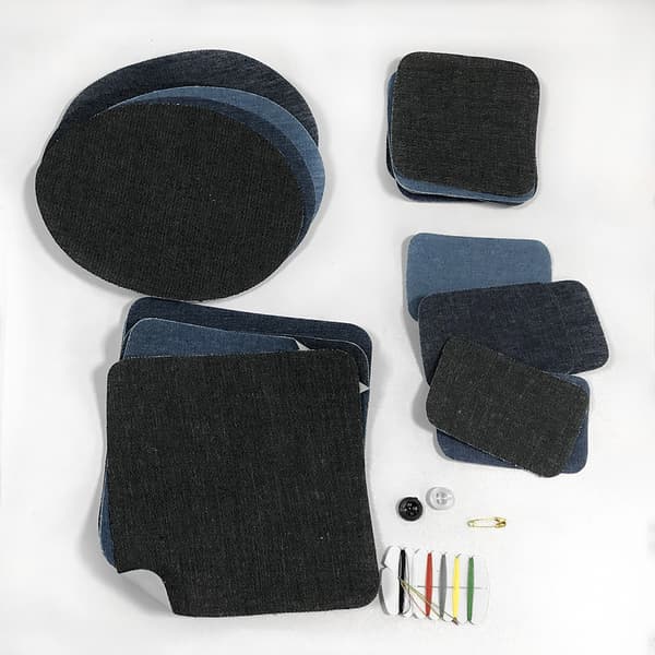 Strygbare lapper 20 stk Blue