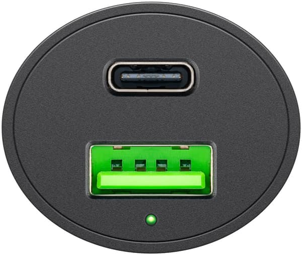 Dobbel USB-billader USB-C™ PD (strømforsyning) (48 W)