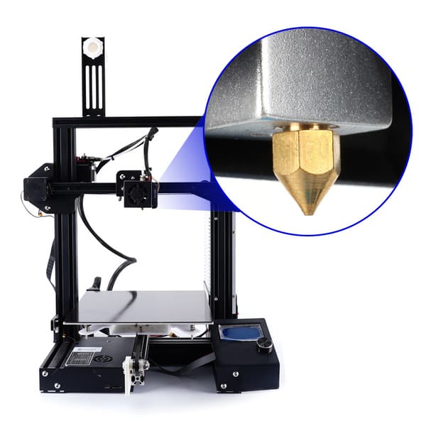 Ekstruderdyser til 3D-printere 8 stk Gold
