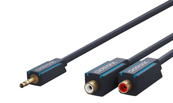 3,5 mm AUX til Cinch stereokabel
