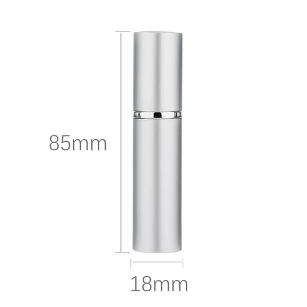 Mini refill parfumeflasker 2-pak Silver 5 ml