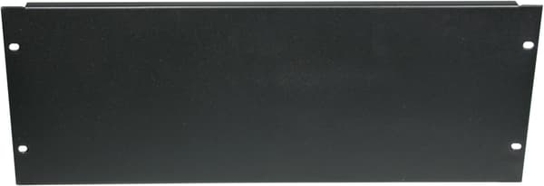 Cover panel, 4U, 19" , black