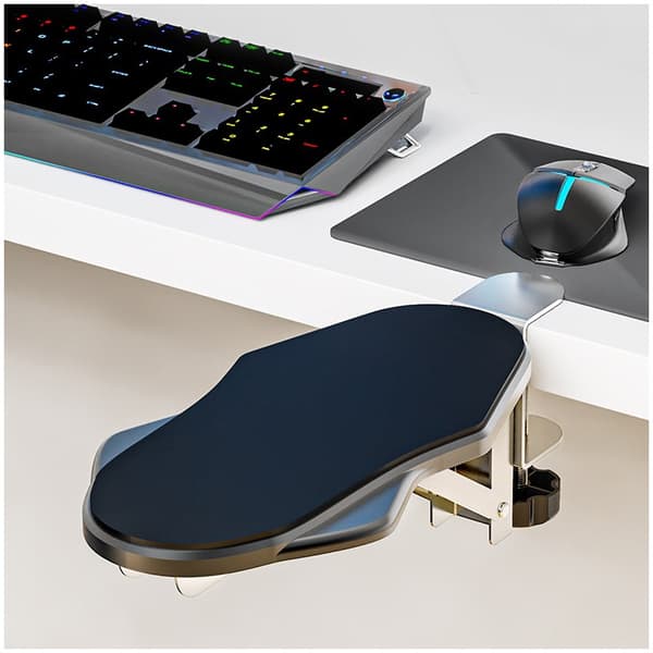 Dataarmlener, albueholder for skrivebord Black Model Foldable / Rotatable
