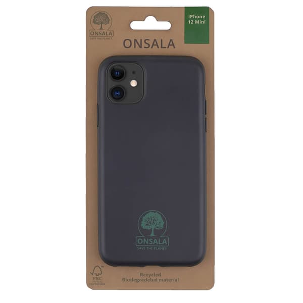 Mobilskal Eco Svart - iPhone 12 Mini
